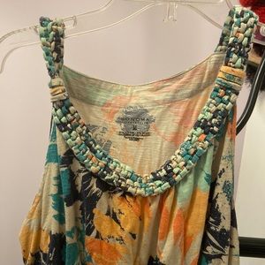 Tan and green Sonoma dress